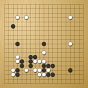 Board position at the end of game WAGC 1991 - Round 8 - Game 5: Noel Mitchell vs Bernhard Scheid