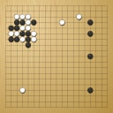 Board position at the end of game WAGC 1991 - Round 8 - Game 7: Oscar Barriga vs Alberto Amador