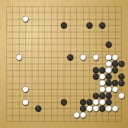 Board position at the end of game WAGC 1991 - Round 8 - Game 3: Tibor Pocsai vs Frank Hansen