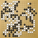 Board position at the end of game WAGC 1992 - Round 1 - Game 9: Bee-Giok Tan vs Ricardo Quintero