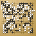 Board position at the end of game WAGC 1992 - Round 2 - Game 3: Khosa Ariya vs Laurent Heiser