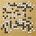 Board position at the end of game WAGC 1992 - Round 2 - Game 5: Krzysztof Giedrojc vs Ying Kan