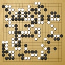 Board position at the end of game WAGC 1992 - Round 2 - Game 4: Matthew Macfadyen vs Juan-Carlos Carrillo