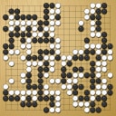 Board position at the end of game WAGC 1992 - Round 4 - Game 6: Jurgen Mattern vs Yeong-sam Mun