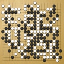 Board position at the end of game WAGC 1992 - Round 4 - Game 3: Matthew Macfadyen vs Alexej Lazarev