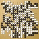 Board position at the end of game WAGC 1992 - Round 4 - Game 1: Qi-Yu Han vs Yong-man Yi