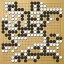 Board position at the end of game WAGC 1992 - Round 5 - Game 7: Alexej Lazarev vs Young Chang