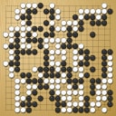 Board position at the end of game WAGC 1992 - Round 5 - Game 8: Jostein Flood vs Jurgen Mattern