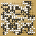 Board position at the end of game WAGC 1992 - Round 5 - Game 3: Laurent Heiser vs Frank Janssen