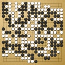 Board position at the end of game WAGC 1992 - Round 5 - Game 9: Ralph Spiegl vs Francisco Garcia de la Banda
