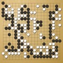 Board position at the end of game WAGC 1992 - Round 5 - Game 6: Ying Kan vs Sorin Gherman