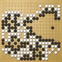 Board position at the end of game WAGC 1992 - Round 8 - Game 8: Cheong-Tat Yeo vs Jurgen Mattern