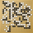 Board position at the end of game WAGC 1992 - Round 8 - Game 5: Yeong-sam Mun vs Alexej Lazarev
