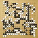 Board position at the end of game WAGC 1994 - Round 4 - Game 1: Sehyun Kim vs Chun-hsun Chou