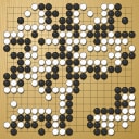 Board position at the end of game WAGC 1994 - Round 6 - Game 1: Satoshi Hiraoka vs Chun-hsun Chou