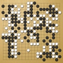 Board position at the end of game WAGC 1996 - Round 1 - Game 5: Kasper Hornbaek vs Korsak Chairasmisak