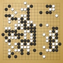 Board position at the end of game WAGC 1996 - Round 1 - Game 9: Rafael Torres-Miranda vs Gabor Szabics