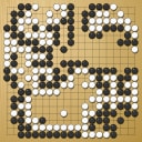 Board position at the end of game WAGC 1996 - Round 2 - Game 8: Kee-Soon Tiong vs Gabriel Branco
