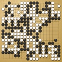 Board position at the end of game WAGC 1996 - Round 2 - Game 5: Matthew Macfadyen vs Felix von Arnim
