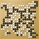 Board position at the end of game WAGC 1996 - Round 3 - Game 7: Woei-Haw Djap vs Juan-Jose Rivaud