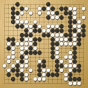Board position at the end of game WAGC 1996 - Round 4 - Game 5: Dmytro Yatsenko vs Leon Matoh