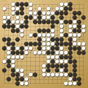 Board position at the end of game WAGC 1996 - Round 4 - Game 6: Kiichiro Suzuki vs Enzo Pedrini