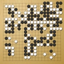 Board position at the end of game WAGC 1996 - Round 5 - Game 4: Mihai Bisca vs Viktor Bogdanov