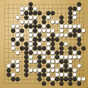 Board position at the end of game WAGC 1996 - Round 5 - Game 5: Zhiqi Yu vs Dmytro Yatsenko