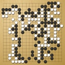 Board position at the end of game WAGC 1996 - Round 6 - Game 6: Cesar Sanchez vs Noel Mitchell