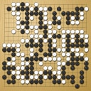 Board position at the end of game WAGC 1996 - Round 6 - Game 3: Matthew Macfadyen vs Zhiqi Yu