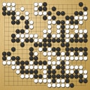 Board position at the end of game WAGC 1996 - Round 7 - Game 6: Gabriel Branco vs Roberto Morrison