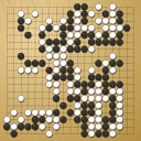 Board position at the end of game WAGC 1996 - Round 7 - Game 2: Yong-man Yi vs Viktor Bogdanov