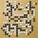 Board position at the end of game WAGC 1996 - Round 8 - Game 2: Hironori Hirata vs Yong-man Yi