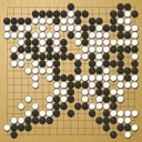 Board position at the end of game WAGC 1996 - Round 8 - Game 3: Ying Kan vs Zhiqi Yu