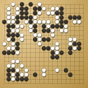 Board position at the end of game WAGC 1997 - Round 1 - Game 2: Alexej Lazarev vs Vesa Laatikainen