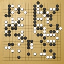 Board position at the end of game WAGC 1997 - Round 3 - Game 6: Matthew Cocke vs Francois Borloz