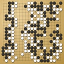 Board position at the end of game WAGC 1997 - Round 4 - Game 4: Alexej Lazarev vs Jurij Pljushch