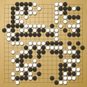 Board position at the end of game WAGC 1997 - Round 4 - Game 2: Cristian Pop vs Hideyuki Sakai