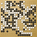 Board position at the end of game WAGC 1997 - Round 5 - Game 4: Hak-yeong Yi vs Gerald Westhoff