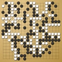 Board position at the end of game WAGC 1997 - Round 5 - Game 1: Hideyuki Sakai vs Jun Liu