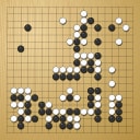 Board position at the end of game WAGC 1997 - Round 5 - Game 5: Miroslav Poliak vs Hosuk Yi