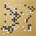 Board position at the end of game WAGC 1997 - Round 6 - Game 7: Bo-keun Chi vs Marco Vajani