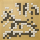 Board position at the end of game WAGC 1997 - Round 7 - Game 2: Alexej Lazarev vs Hideyuki Sakai