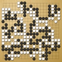 Board position at the end of game WAGC 1997 - Round 7 - Game 6: Jean Michel vs Ralph Spiegl
