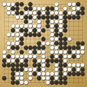 Board position at the end of game WAGC 1997 - Round 7 - Game 7: Vladimir Danek vs Hosuk Yi