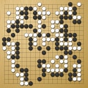 Board position at the end of game WAGC 1997 - Round 8 - Game 5: Tom Tian vs Alexej Lazarev