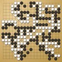 Board position at the end of game WAGC 1998 - Round 1 - Game 6: Cesar Sanchez vs Yee-Hsun Wang