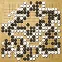 Board position at the end of game WAGC 1998 - Round 1 - Game 5: Leonid Entin vs Yeong-sam Mun