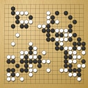 Board position at the end of game WAGC 1998 - Round 1 - Game 10: Robert Mateescu vs Jostein Flood