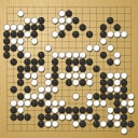 Board position at the end of game WAGC 1998 - Round 2 - Game 7: Franz Huettler vs Juan-Carlos Carrillo